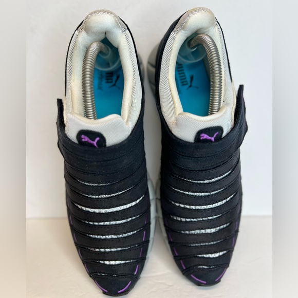 Puma OSU NM Womens Lifestyle Blk/Wh/Duberry 185686-12 Hook & Loop Sz 10M Superb! - Picture 5 of 16